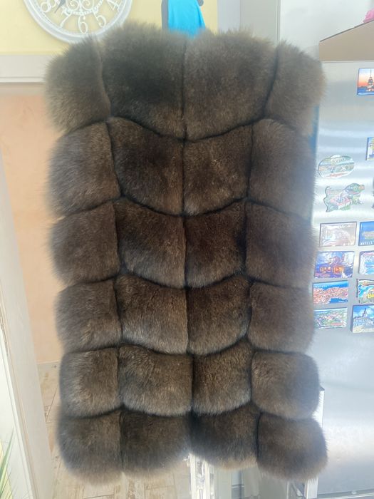 Елек естествен косъм лисица и заек ! Чисто нов!