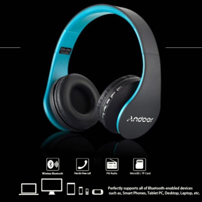 Casca bluetooth GRUNDIG phone speaker, stereo hi, NOI