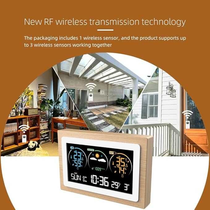 FJ3399C Интелигентна метеорологична станция с часовник 	Irfora