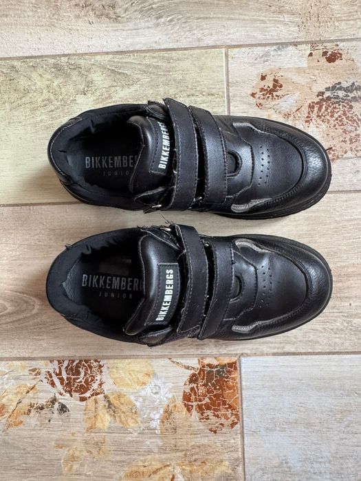 Кожаные кроссовки Bikkembergs Junior, размер 34