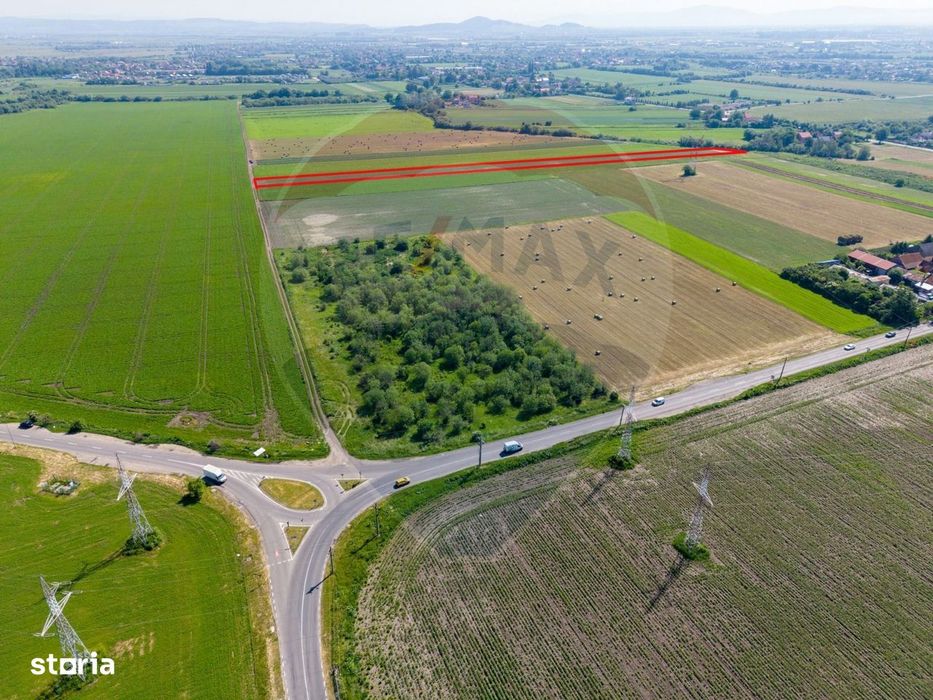 Teren de vânzare 11.500 mp | Ghimbav | Strada Aeroportului