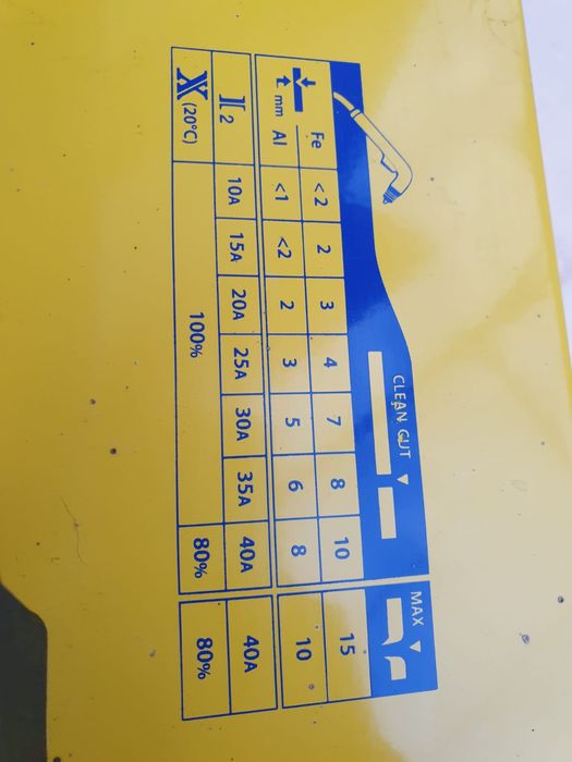 Aparat de tăiat cu plasma invertor GYS  CUTTER 40 FV