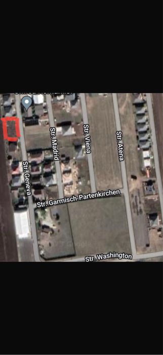 Teren de vanzare in Comuna Tunari,780 mp,str Geneva,deschidere 36 m