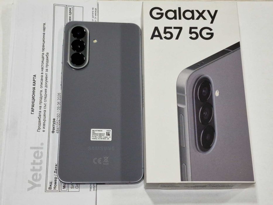 ЧИСТО НОВ! Samsung Galaxy A57 5G 256GB 8GB RAM / ГАРАНЦИЯ
