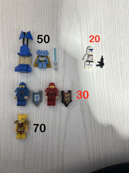Minifigurine LEGO ninjago, star wars, city, chima