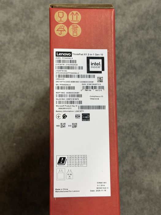 Lenovo ThinkPad X1 2-in-1 Gen 10 Sigilat