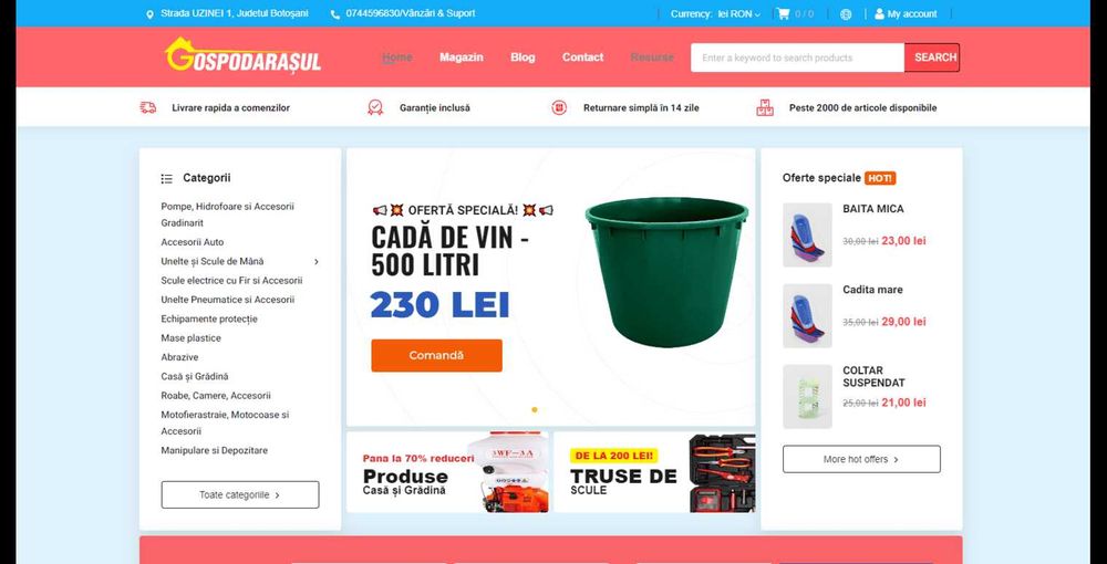 Creare site-uri web, web development