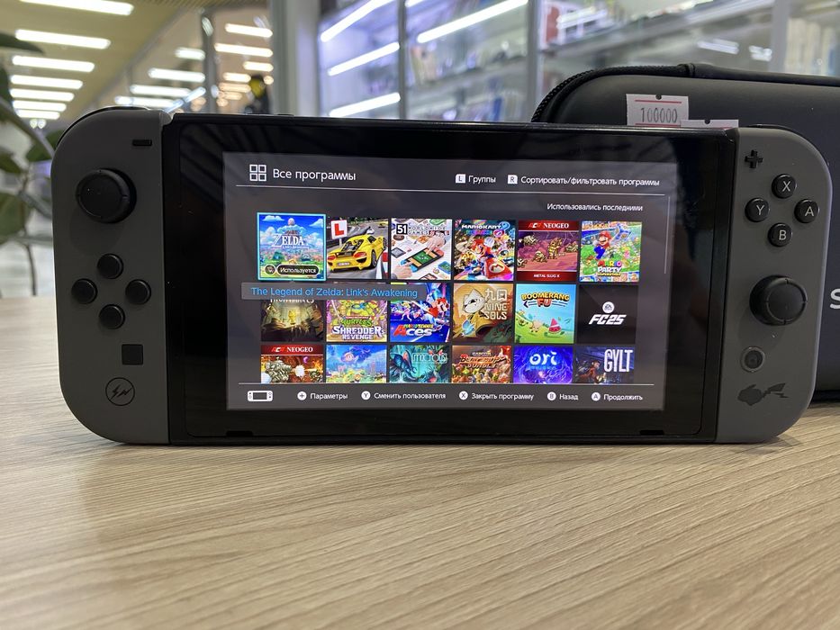 Nintendo switch прошитая + 37 топ игр