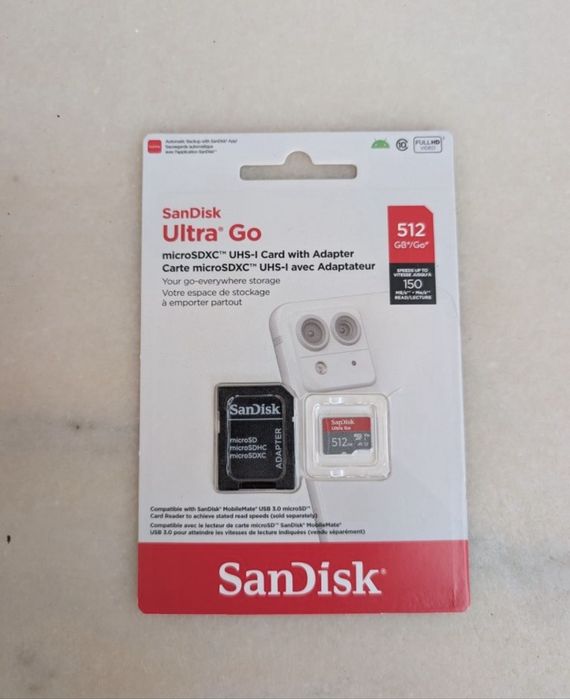 San Disk 512Gb sigilat