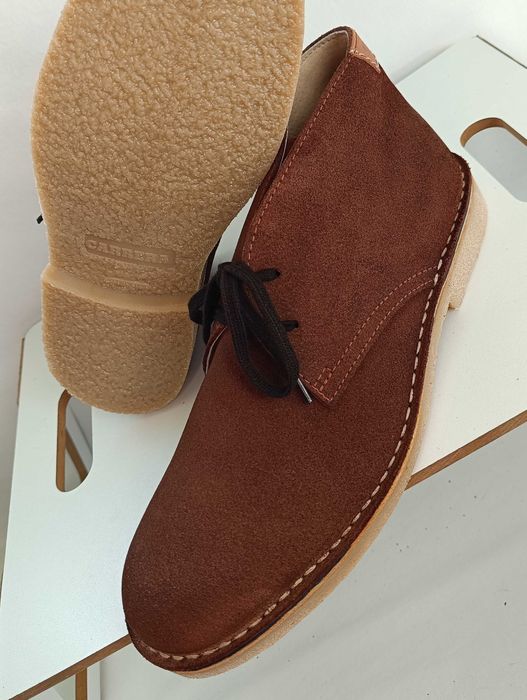 Ghete chukka 45 45.5 premium Carrera NOI piele naturala moale