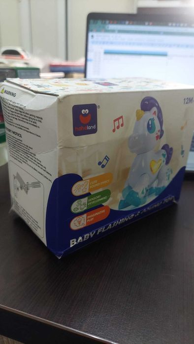 Hahaland  Очарователна играчка еднорог за момичета, за 1 - 2 годишни