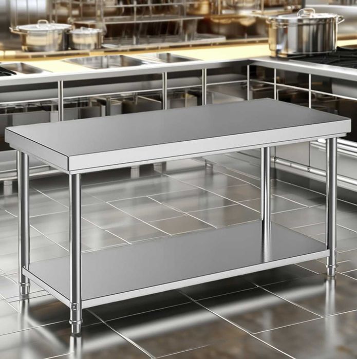 Mese inox cu polita cu rebord si fara ,factura ,transport gratuit