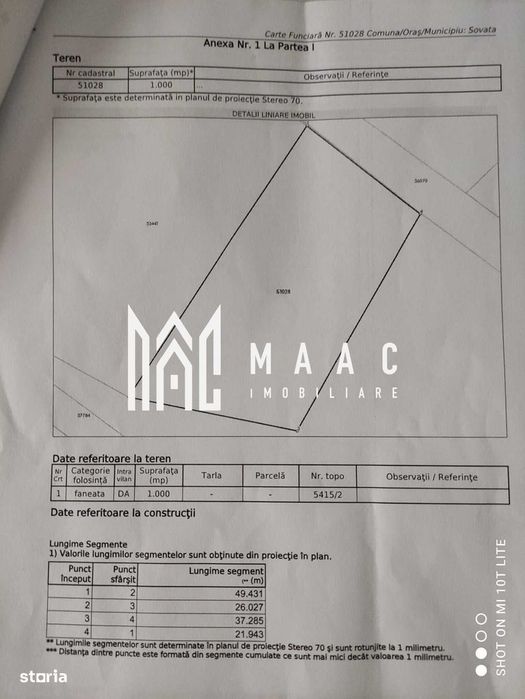Teren in Sovata I Puz aprobat I 1000 mp I utilitati