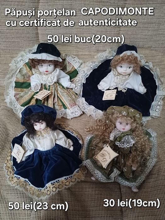 Păpuși Capodimonte originale