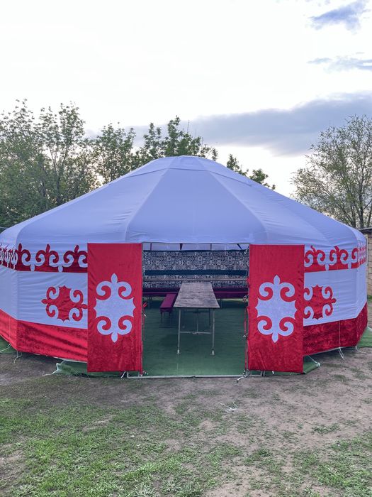 Юрта новая Велюр Газон
