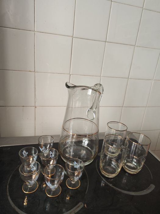 Сервиз кристални чаши