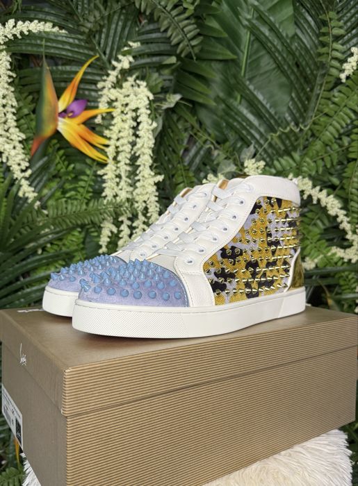 Christian Louboutin High Gold Steel Spikes