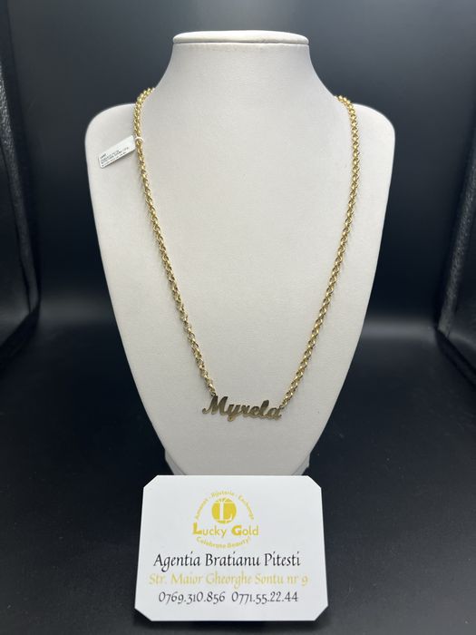 Lant aur 14 k 8,10 gr lungime 50 cm cod 14458