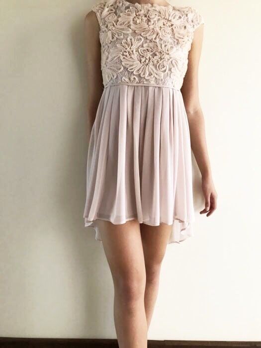 Rochie bej asimetrica