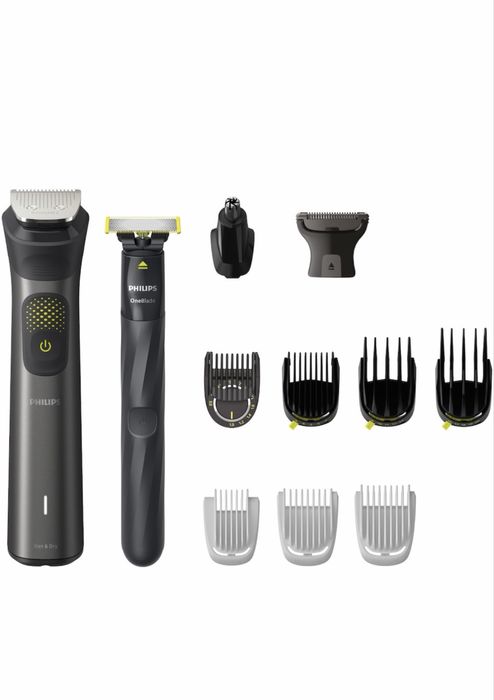 Комплект OneBlade & Тример за брада и коса 13 в 1 Philips
