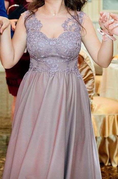 Rochie lunga  din tafta