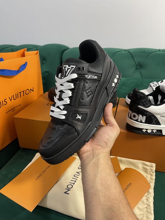 Adidasi Louis Vuitton piele naturala 100% Premium Full Box