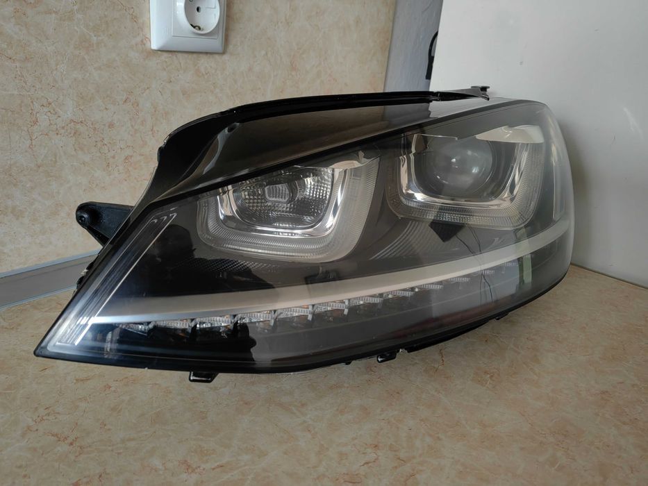 Фар VW Golf 7 Bi-Xenon LED завиващ ляв / Фар Голф 7 / Фар Golf 7 Ориги