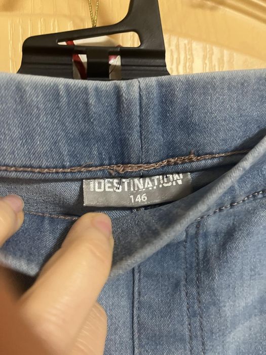 Чисто нов кожен панталон и еластични дънки