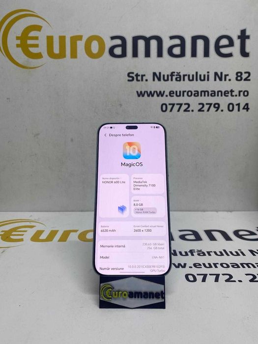 Telefon mobil HONOR 600 Lite, Dual SIM, 8GB RAM, 256GB -N2-