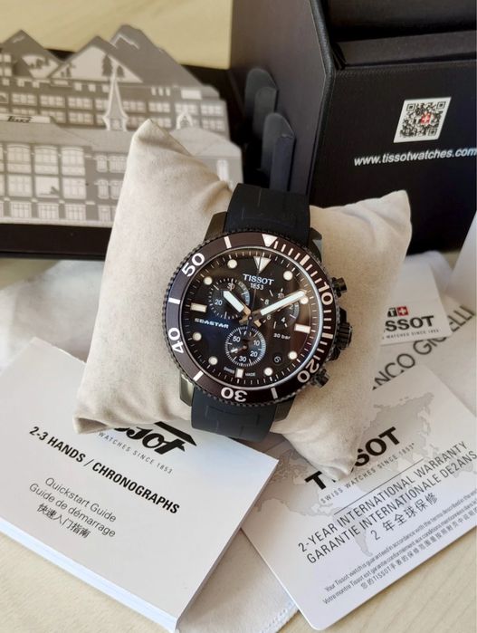 Tissot Seastar 1000 T-Sport Total Black Dial Diver