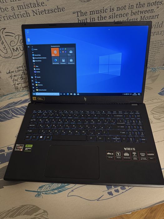 Aser Nitro Ryzen 5 7535HS ram 16гб RTX 2050