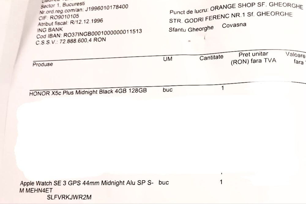 Telefon Honor X5C plus