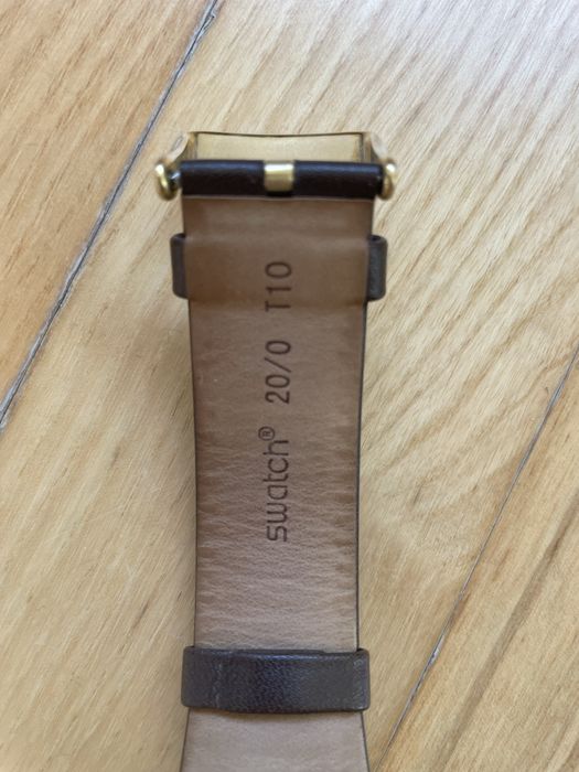 Ceas swatch swiss irony gold cronograf barbati ca nou cutie