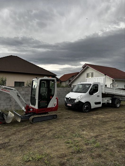 Execut sapaturi cu miniexcavator 1.8 tone