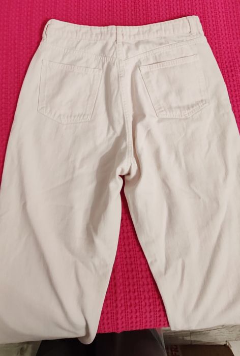 Blugi Zara roz pudrat măr.46