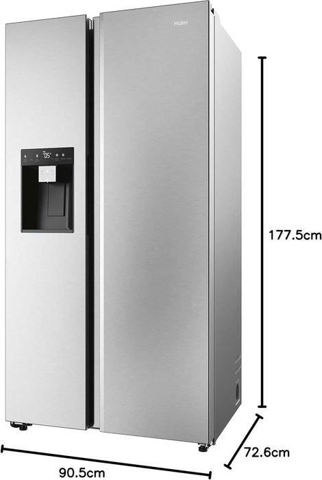Нов инверторен хладилник с фризер Haier Side by Side 90 Series 5 HSW59F18EIMM / Total No Frost / Smart hON диспенсър/ледогенератор