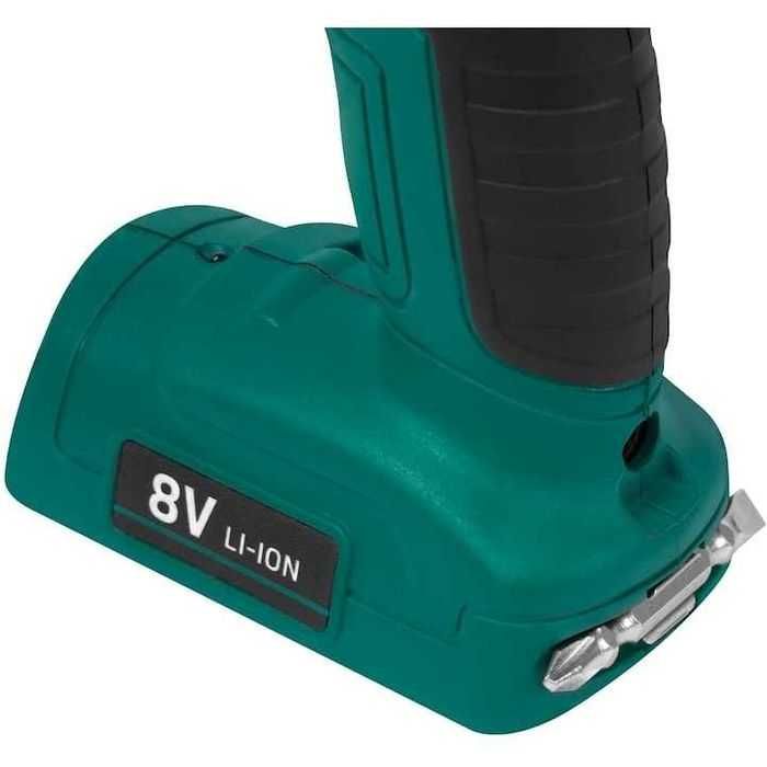 Masina de gaurit si insurubat cu acumulator 1.3Ah 8V,cuplu de 8Nm,noua