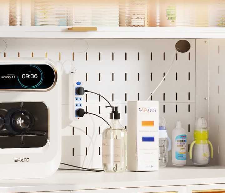 Oshxona uchun servanti yuqoriga ochiladigan eshikli shkaf