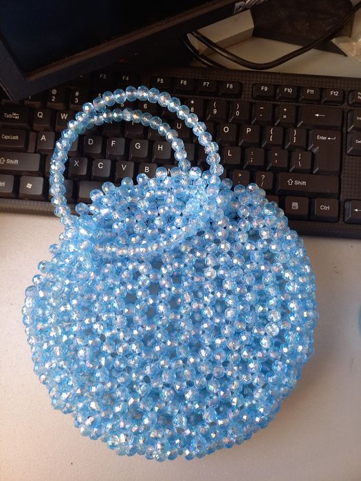 Сумка из бусинок ручная работа