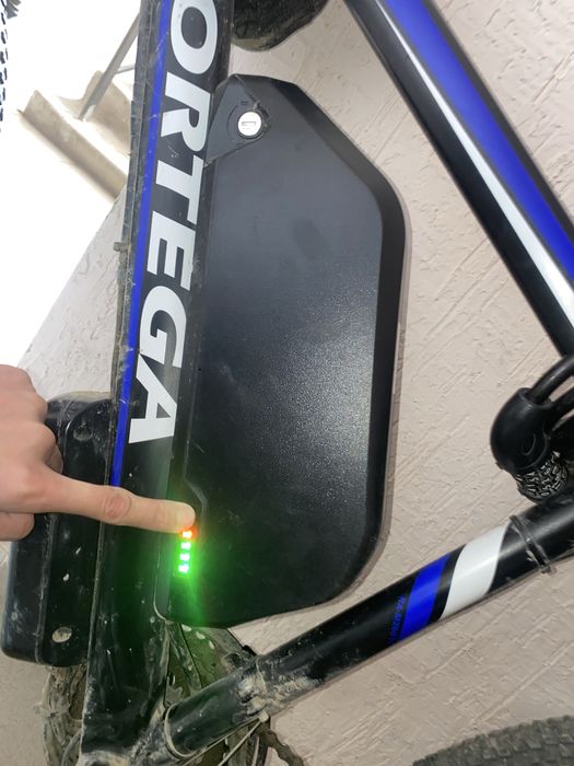 Электровелосипед Ортега с Яндекс термосумкой