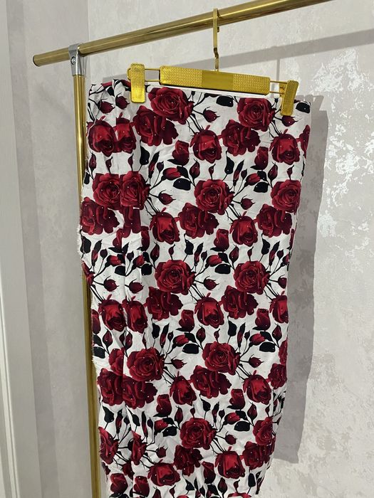 Материал со стразами штапеля 3 метра