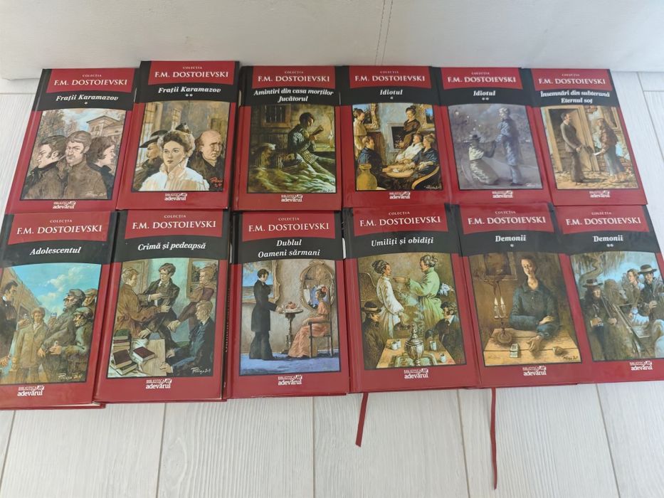 Colecția Dostoievski, Adevărul, Completa, 12 vol, Stare Foarte Buna