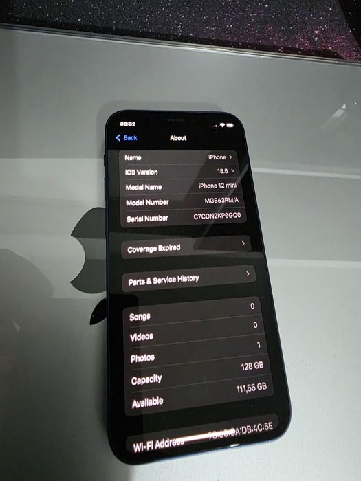 Iphone 12 mini 128GB albastru, fara restrictii