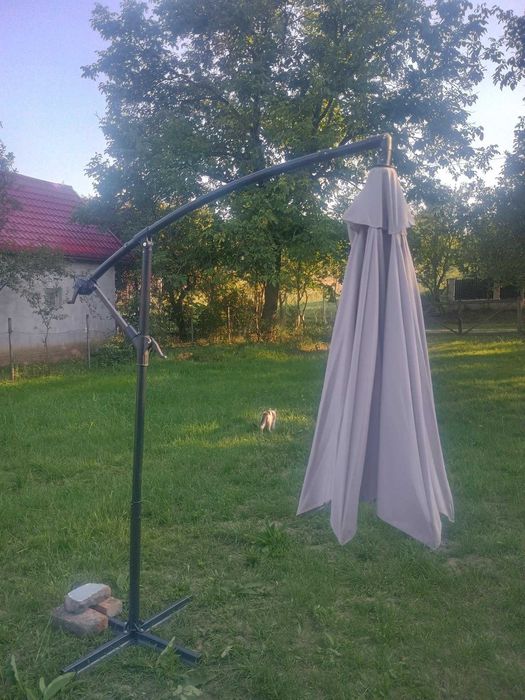 Umbrela gradina, crem, 300 cm