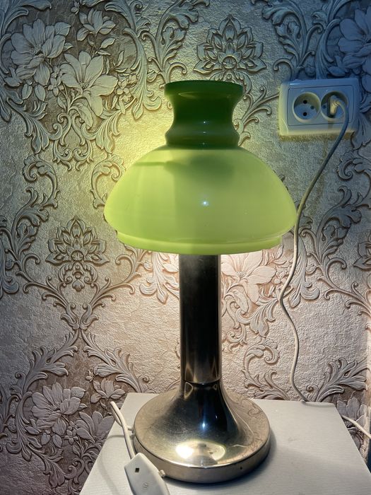 Настольная лампа СССР, фруктовница , хрустальные вазочки