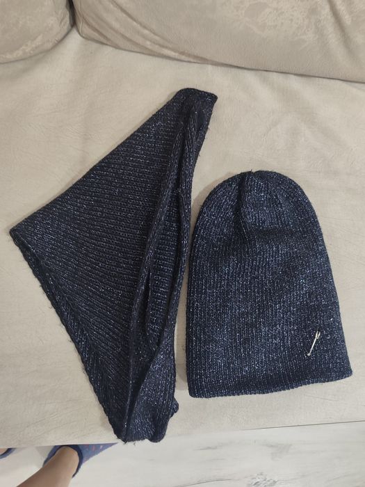 Комплект шапка и платок. Зима,производство Турция