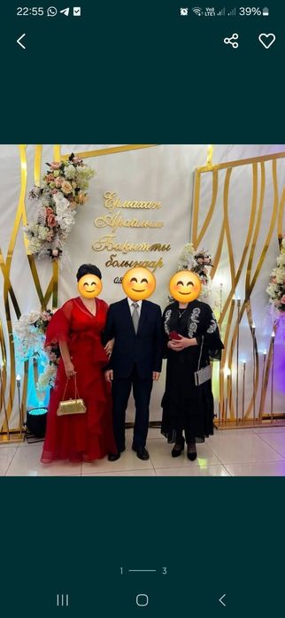 Шикарное платье дизайнера Гани Кубеева