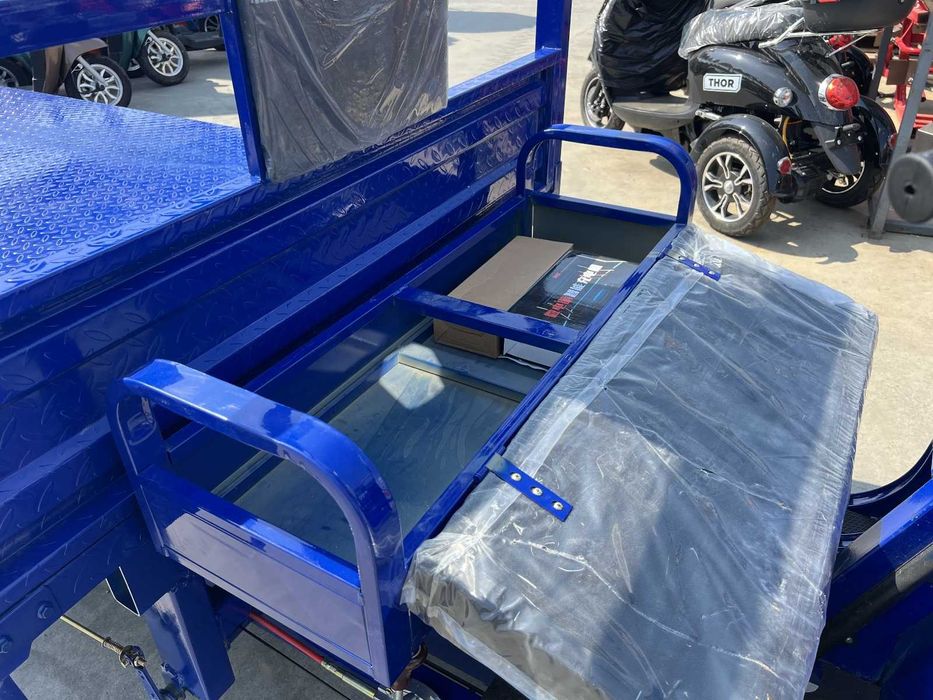 Triciclu electric platforma 3m Thor Hercules 72V 75Ah motor 2200W