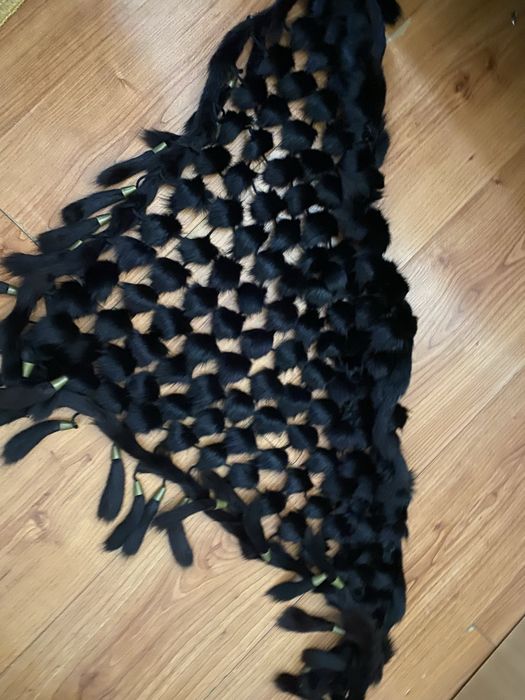 Норковая шаль б/у