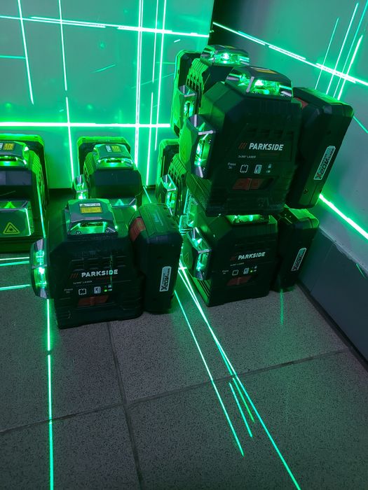 Nivela laser 3x360 parkside 20V